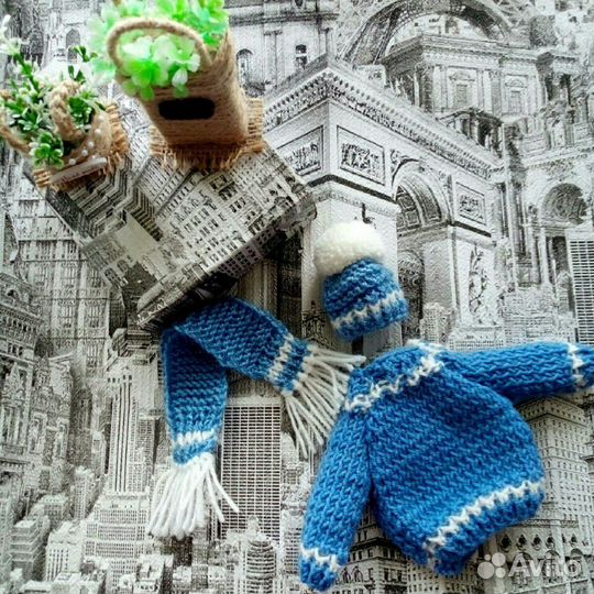 Одежда вязаная для куклы Barbie