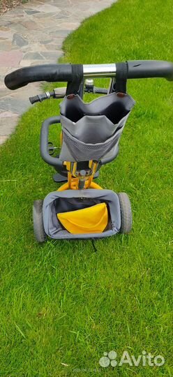 Детский велосипед с родительской ручкой