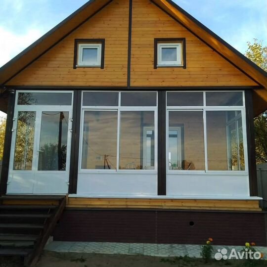 Остекление веранд беседок террас