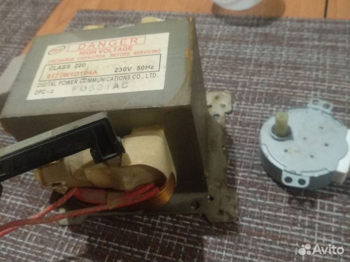 Моторчик, стабилизатор для микроволновки