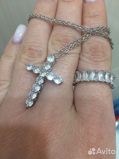 Крестик и кольцо Tiffany