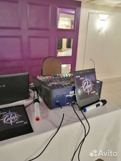 Ведущий и dj Анна Север и Юлия Юг