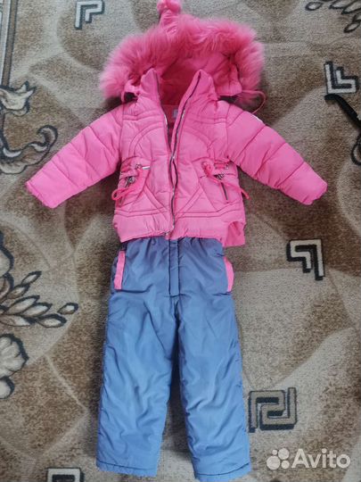 Зимний комбинезон для девочки