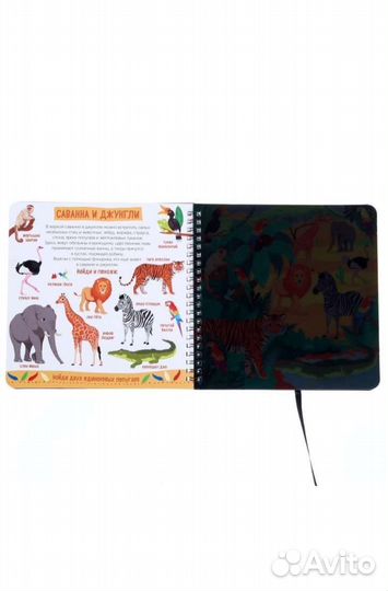 Книга с волшебным фонариком, Животные