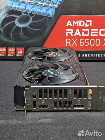 Видеокарта asus RX 6500 XT Dual