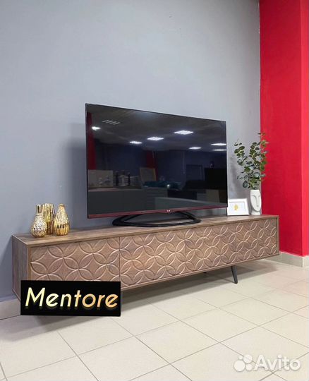 Тумба тв Bravo с фрезеровкой