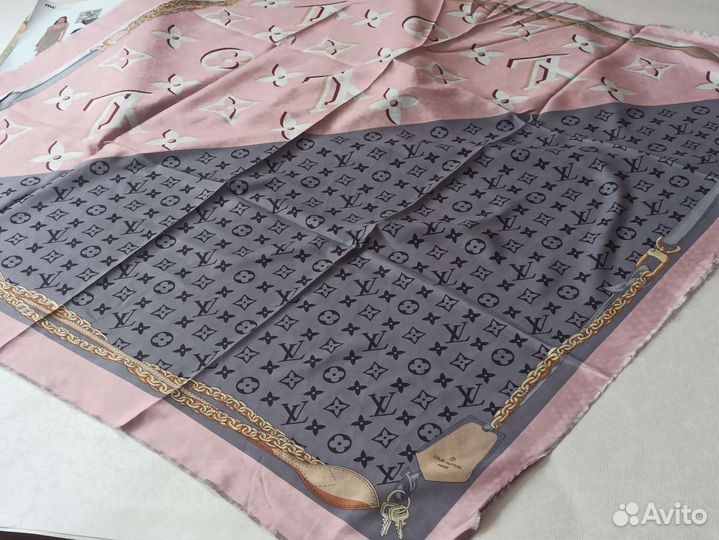 Платок Шелковый Louis Vuitton двусторонний новый