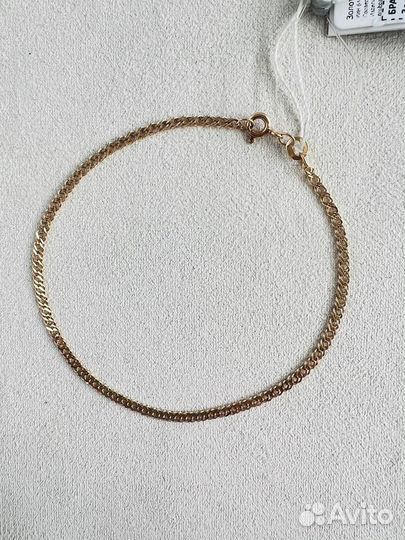 Золотой браслет 585 пробы 20 см. Арт 152