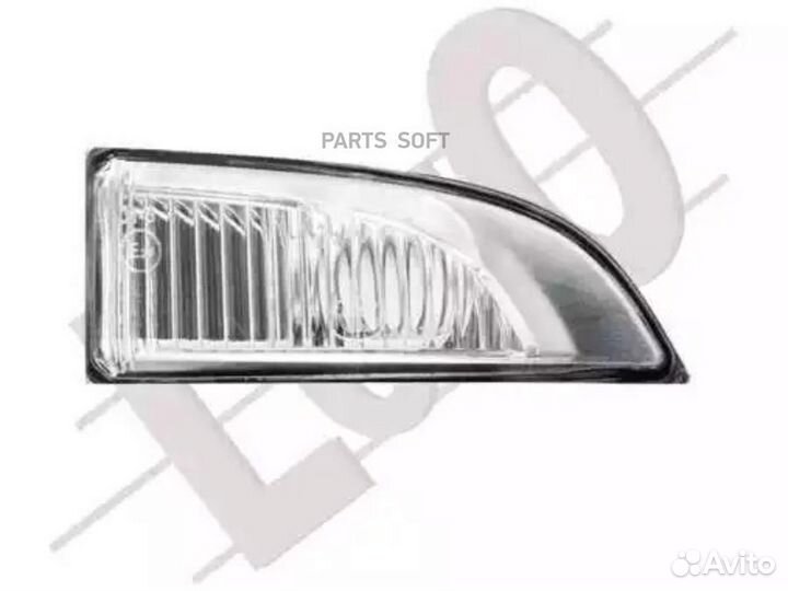 Loro 04236862 Фонарь подсветки номера Прав (без лампы, тип лампы