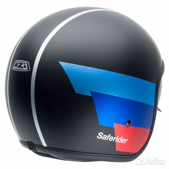 NZI Rolling 4 Sun Open Face Helmet Matt B-Saferide