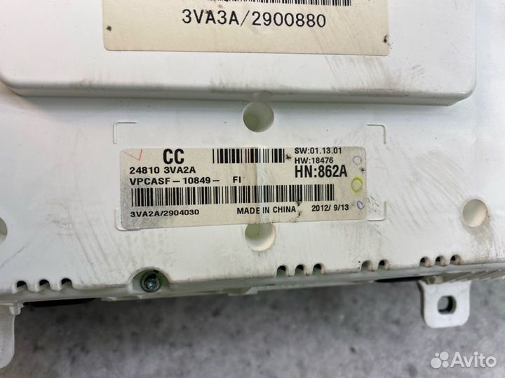 Щиток приборов Nissan Note E12 HR12DDR