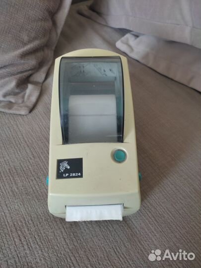 Термопринтер zebra lp2824