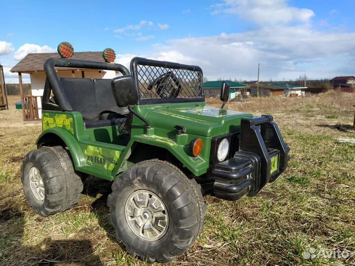 Электромобиль детский уличный Kreiss Джип