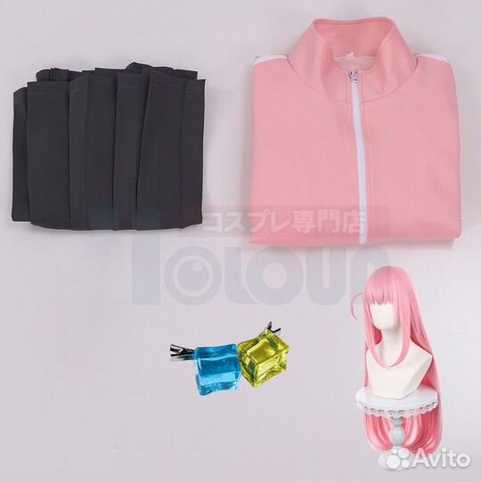 Косплей костюм аниме Bocchi the Rock Хитори Гото