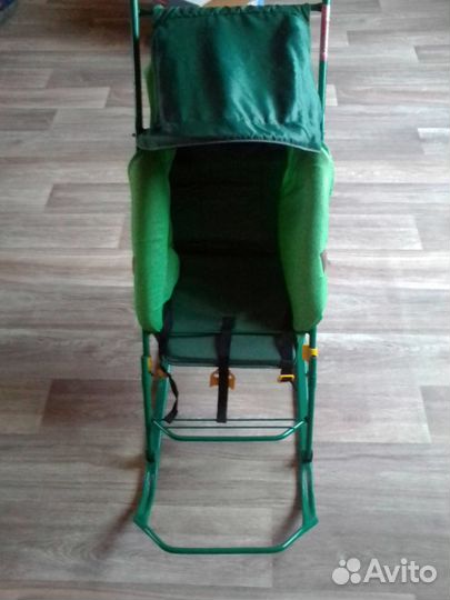 Детские санки коляска