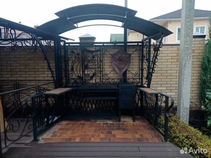 Мангальная зона.Ковка