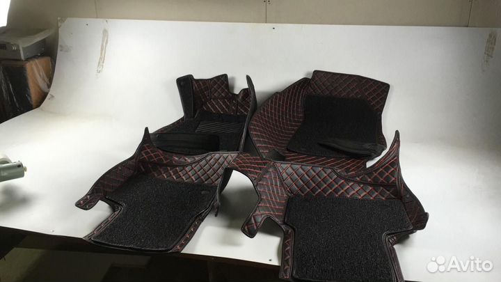 3D Коврики Toyota Салон Багажник из Экокожи