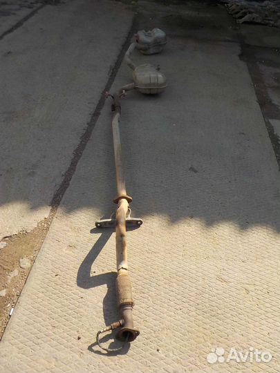 Глушитель volkswagen jetta 6