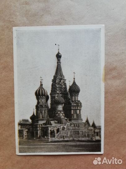 Открытки старинные Москва Петергоф