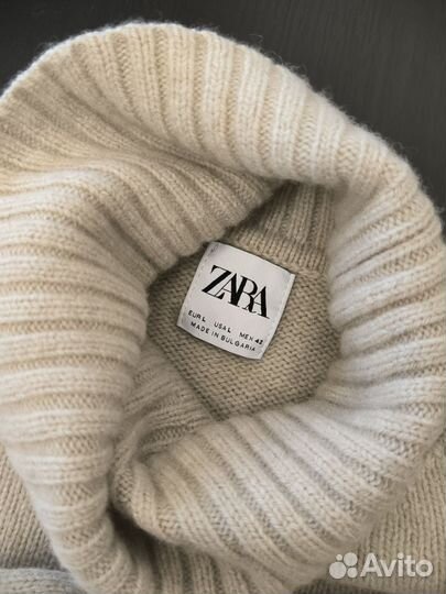 Свитер zara шерстяной муж/жен