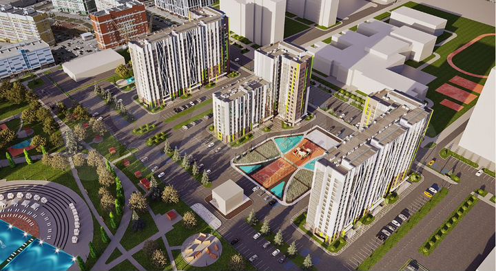 2-к. квартира, 49,4 м², 2/17 эт.