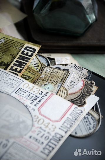 Винтажные высечки Тим Хольц handmade скрапбукинг