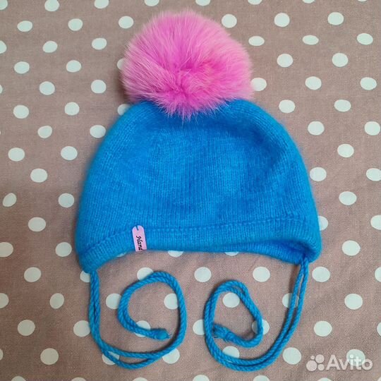 Шапка зимняя для девочки 44 46