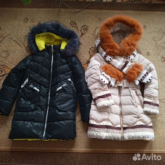 Пальто зимнее с мехом