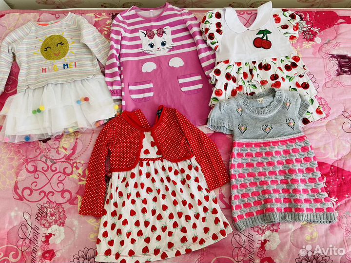 Пакет вещей на девочку 92-122