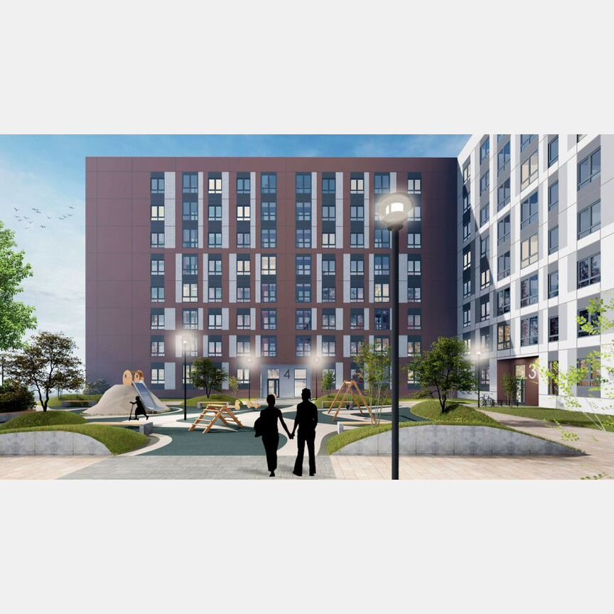 1-к. квартира, 35,8 м², 3/8 эт.