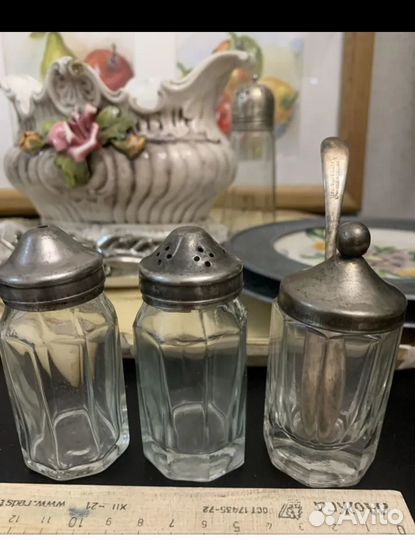 Баночки винтажные для специй Англия