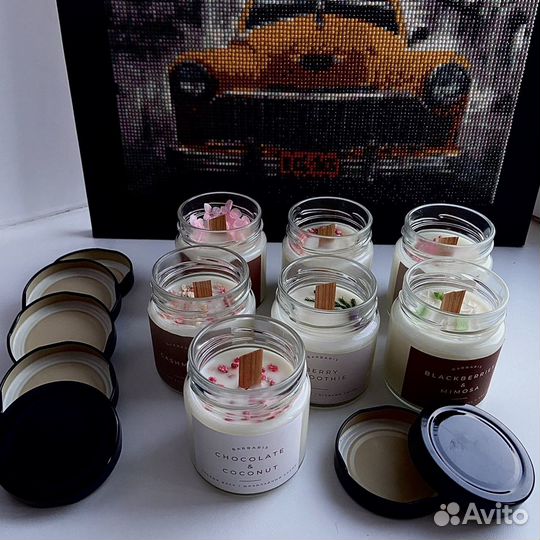 Есо ароматические Свечи ручной работы