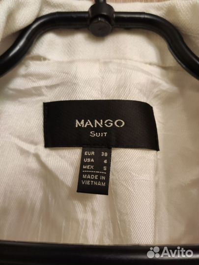 Пиджак Mango Лён