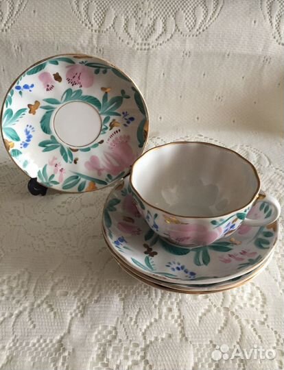 Чашка с блюдцем лфз, б\у