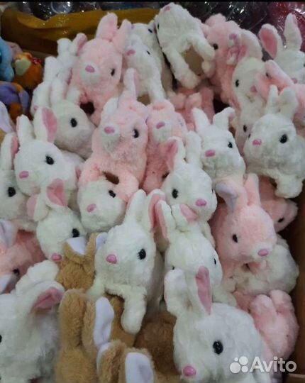 Кролик зайчик на батарейках символ года 2023