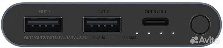 Xiaomi Mi Power Bank 3 10000 mAh Dark (PB100DZM)