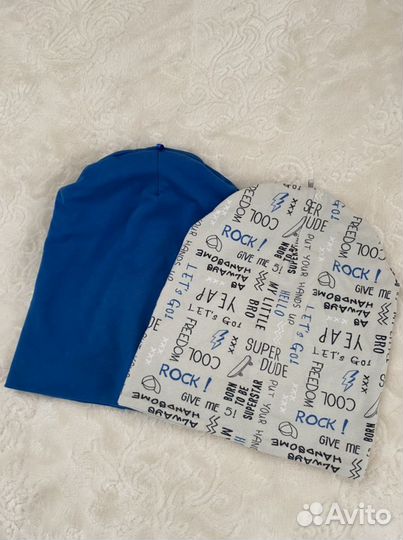 Шапочки хб от 0-2х лет (за 2 шт)