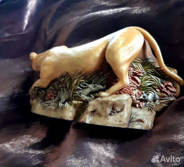 Скульптура. Львица. Ручная работа