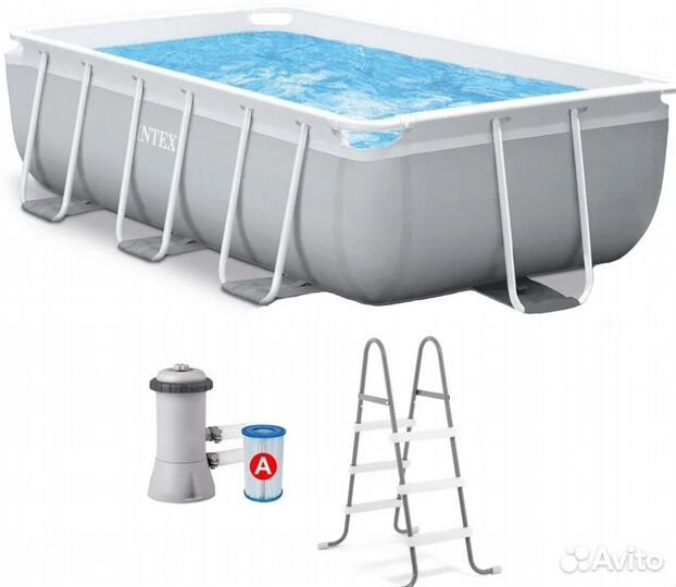 Бассейн / Каркасный бассейн 300х175х80см