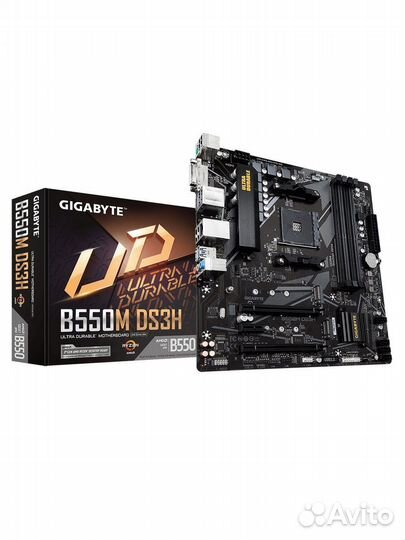 B550m gigabyte s3h (новая)