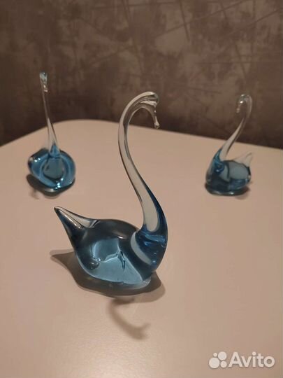 Лебедь из стекла 80е