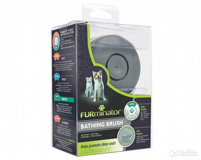 Щетка FURminator для купания животных
