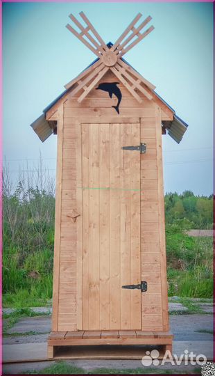 Уличный туалет с установкой PRO878