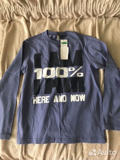 Футболка длинный рукав из 100 хлопка