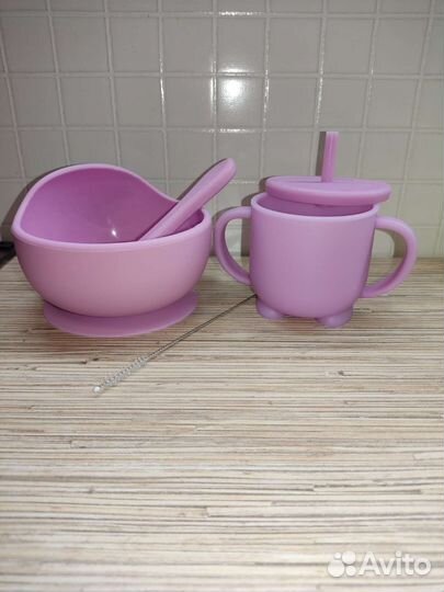 Детская посуда силиконовая