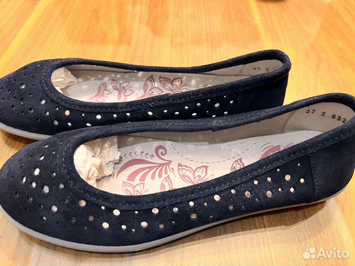 Балетки Котофей, 37 размер, натуральная замша