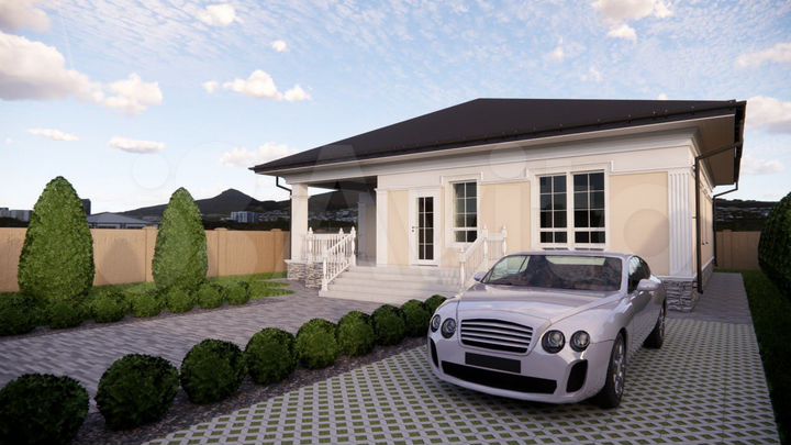 Дом 136,9 м² на участке 4 сот.