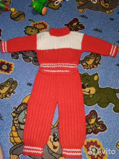 Костюм вязаный детский