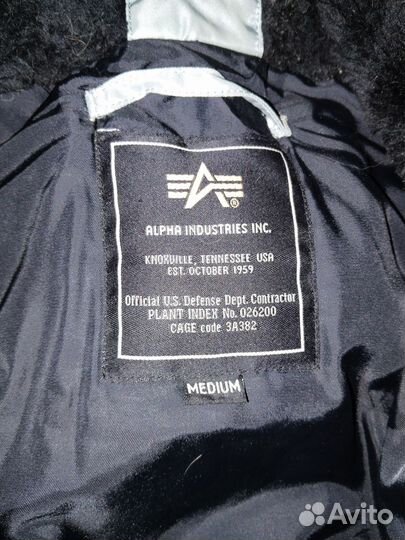 Бомбер alpha industries