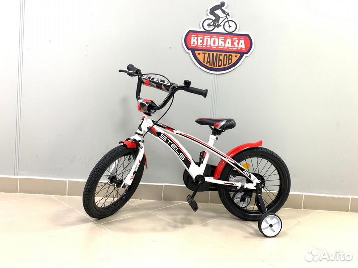 Велосипед 16 Stels Arrow белый/красный